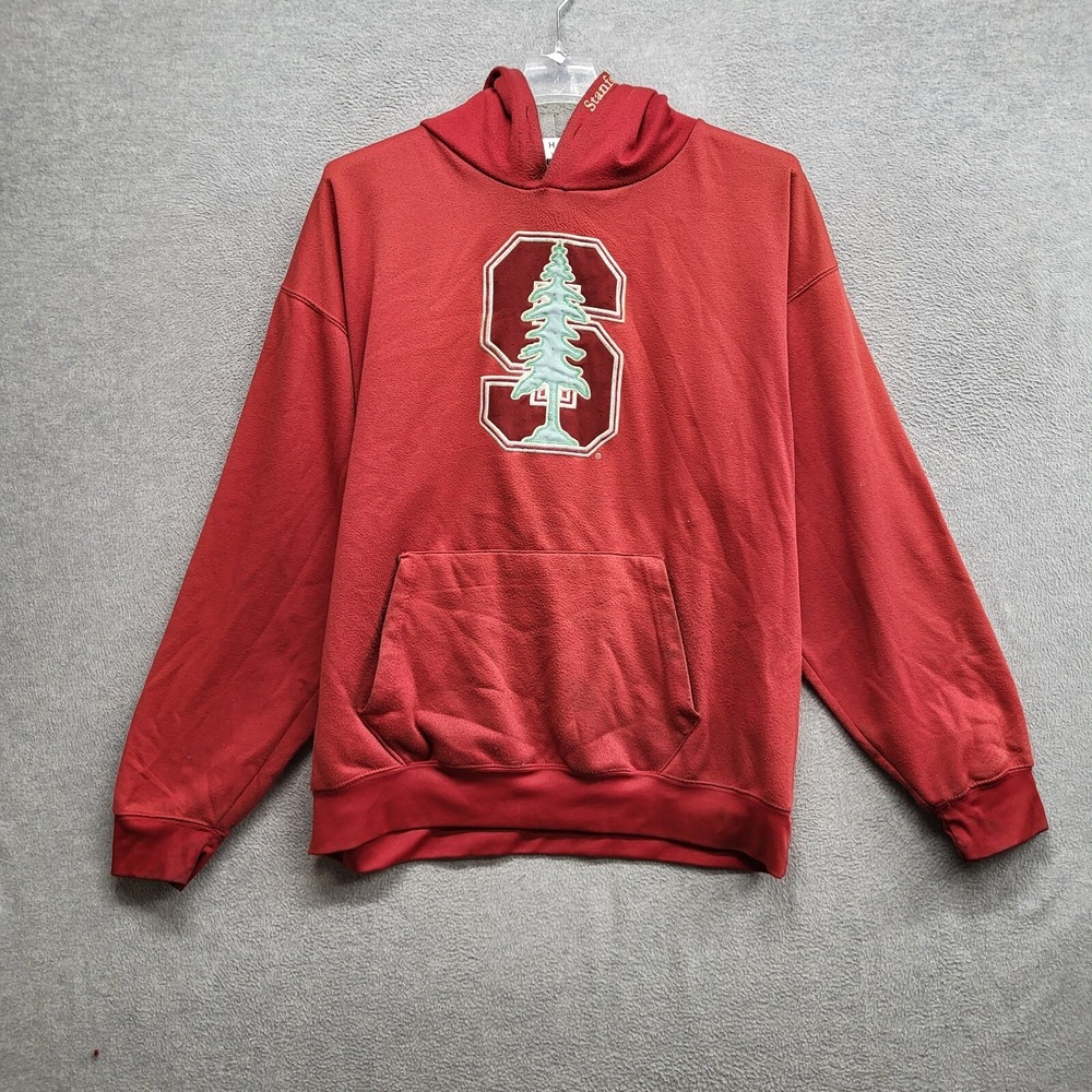 Stanford Cardinal Men Sweatshirt 2XL Red Hoodie Y2k OVB Pullover READ